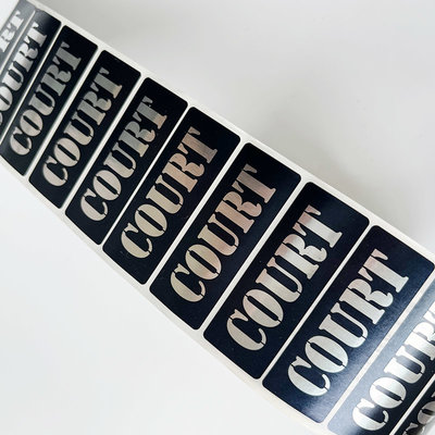 Printing Foil PET Custom Label Stickers For Business Logo Packaging