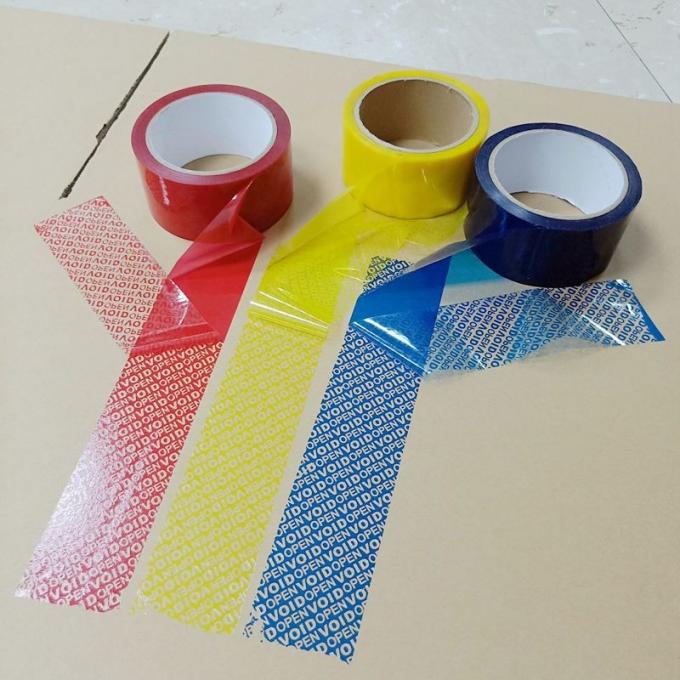 Full Transfer Tamper Evident Void Security Packaging Tape