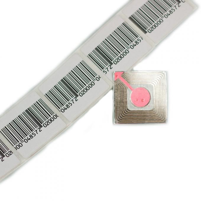 Anti Theft RF 4*4cm Soft Barcode Label Sticker Tag 8.2 MHz EAS Security