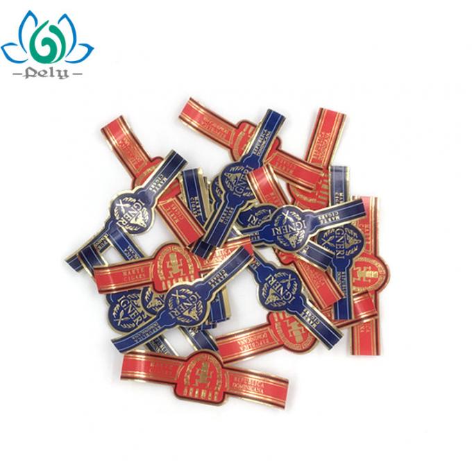 Custom Waterproof Gold Foil tamper evident labels for jars