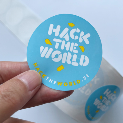 Rolled Bottle Label Sticker Printing Custom Vinyl Adhesive Label