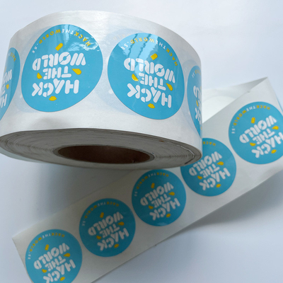 Rolled Bottle Label Sticker Printing Custom Vinyl Adhesive Label
