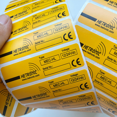 Custom Text Image Adhesive Printing Label Stickers Waterproof Vinyl Sticker Roll