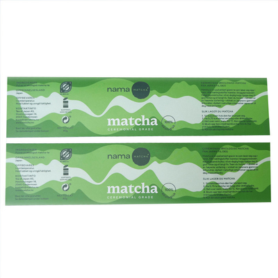 Logo Custom Bottle Label Waterproof Adhesive Sticker Food Packaging