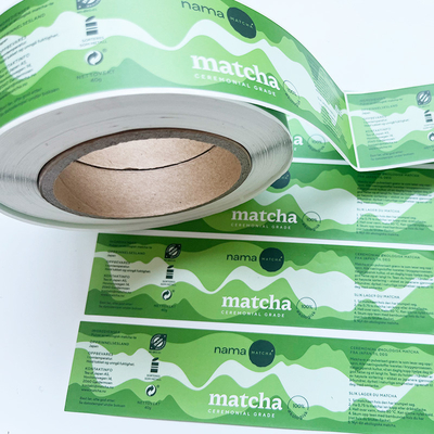 Logo Custom Bottle Label Waterproof Adhesive Sticker Food Packaging