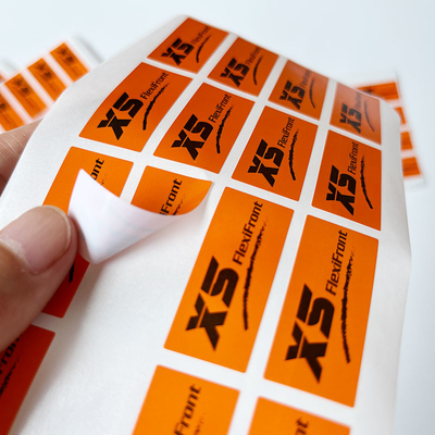 Custom Private Labels Coated Paper Adhesive Sticker Four Color Printing