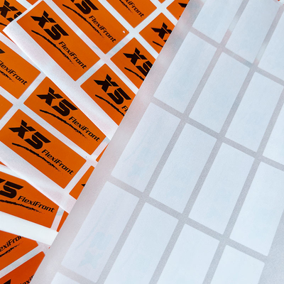 Custom Private Labels Coated Paper Adhesive Sticker Four Color Printing