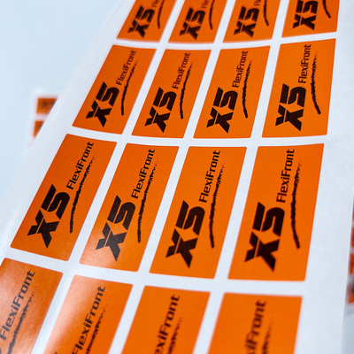 Custom Private Labels Coated Paper Adhesive Sticker Four Color Printing