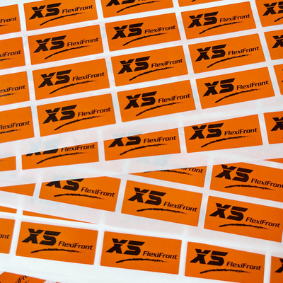 Custom Private Labels Coated Paper Adhesive Sticker Four Color Printing