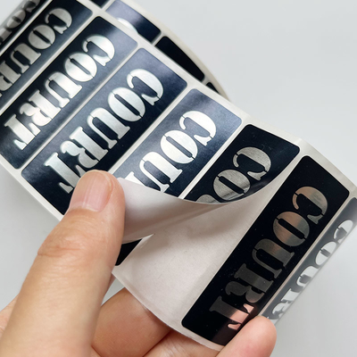 Printing Foil PET Custom Label Stickers For Business Logo Packaging