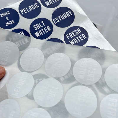 LOGO Tamper Seal Stickers Bottle Round Label Sticker
