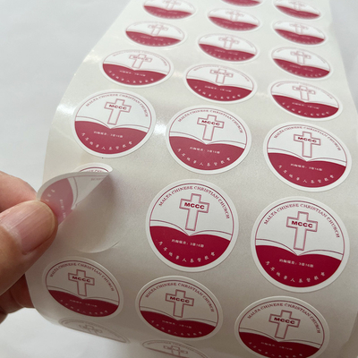 Self Adhesive Vinyl Stickers Labels Custom Roll Printing Labels