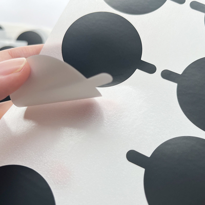 Waterproof Custom Tamper Seal Stickers Adhesive Printing Circle Private Vinyl Label