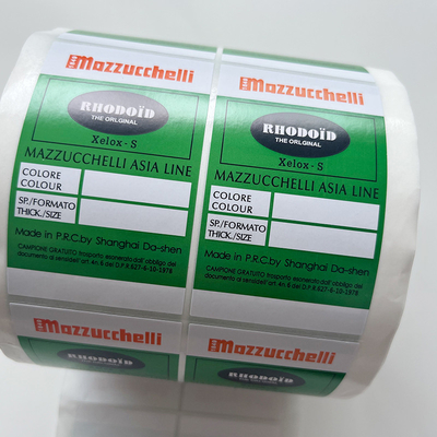 Custom Private Coated Paper Adhesive Sticker 3 Color Printing Attractive Labels
