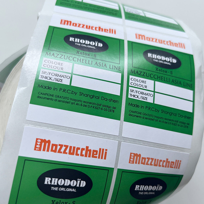 Custom Private Coated Paper Adhesive Sticker 3 Color Printing Attractive Labels
