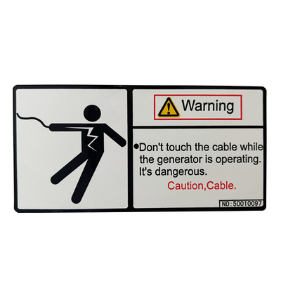 Waterproof Packaging Printed Vinyl Warning Stickers Custom Logo