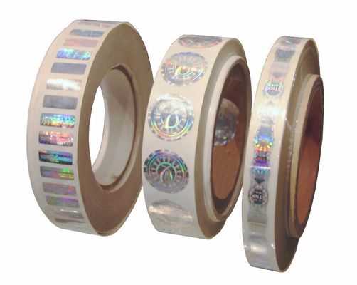 2 * 3cm 2D 3D Moving Grating Security Hologram Stickers