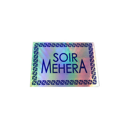 Laser 3D Holographic Authenticity Stickers , Genuine Secure Hologram Sticker