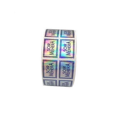 Laser 3D Holographic Authenticity Stickers , Genuine Secure Hologram Sticker