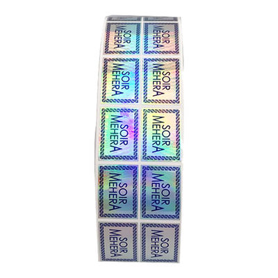 Laser 3D Holographic Authenticity Stickers , Genuine Secure Hologram Sticker
