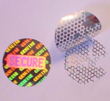 Self Adhesive Security Hologram Stickers For Advertisement