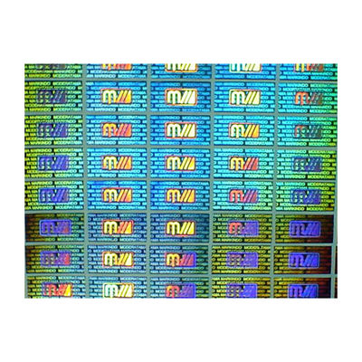 Self Adhesive Laser Holographic Security Labels for Glass Bottle
