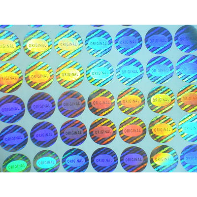 Self Adhesive Laser Holographic Security Labels for Glass Bottle