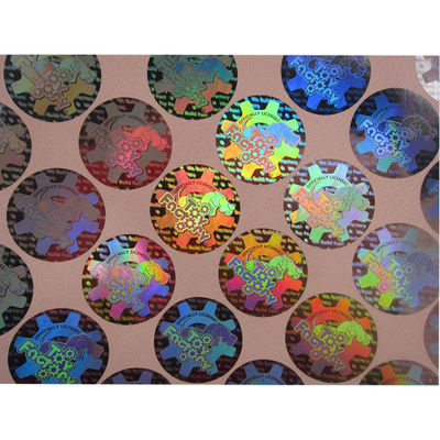 Self Adhesive Laser Holographic Security Labels for Glass Bottle