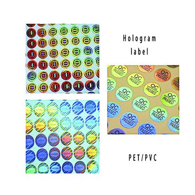 Anti Counterfeit Design Logo 3D Holographic Security Stickers