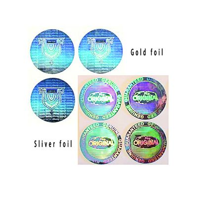 Anti Counterfeit Design Logo 3D Holographic Security Stickers
