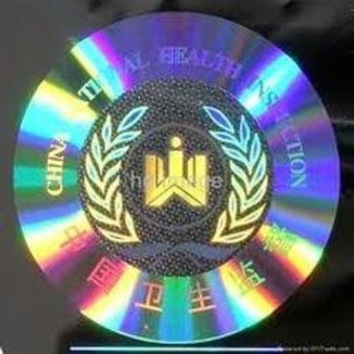 Anti Counterfeit Design Logo 3D Holographic Security Stickers