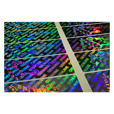 Anti Counterfeit Gold And Silver Security Hologram Stickers