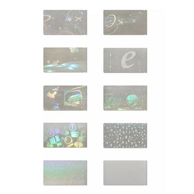 Custom Shapes ID Die Cut Transparent Hologram Stickers , Tamper Proof Hologram Stickers