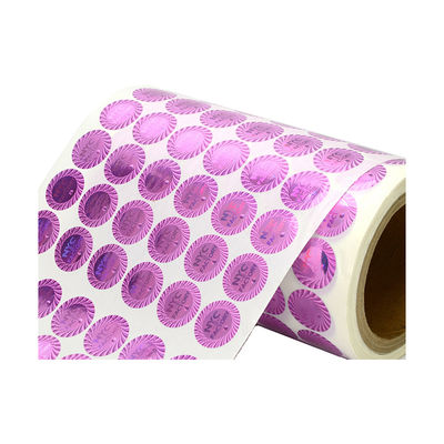 Waterproof 2D 3D Round Roll Hologram Authentic Stickers