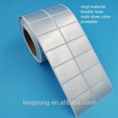 Removable Pantone Color Blank Roll Labels / Blank Labels For Printing