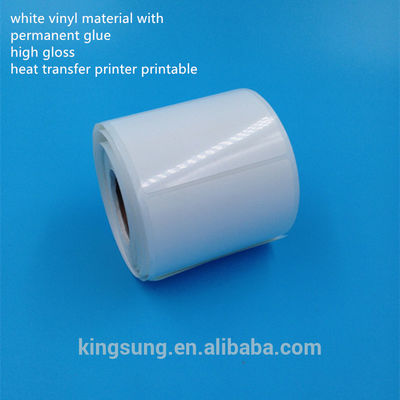 Removable Pantone Color Blank Roll Labels / Blank Labels For Printing