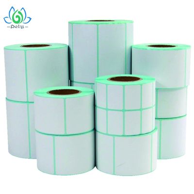 Waterproof High Adhesive Blank Vinyl Record Label Stickers , Blank Roll Labels