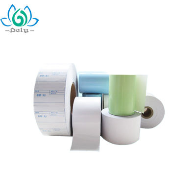 White Blank Linerless Labels For Shelf Price Tag