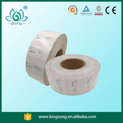 Easy Peel Off silk screen Printed Self Adhesive Labels On A Roll