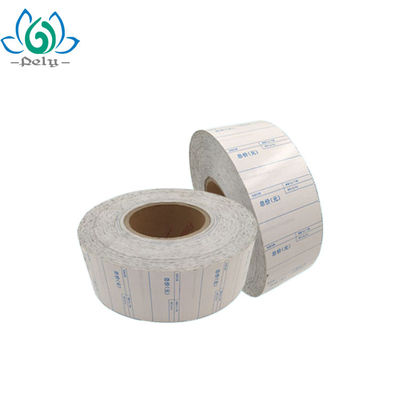 Glossy Laminated Waterproof Linerless Labels Without Base Paper