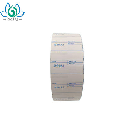 Glossy Laminated Waterproof Linerless Labels Without Base Paper