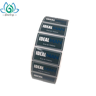 3x5cm Eau De Toilette Adhesive Vinyl Stickers , Perfume Bottle Stickers