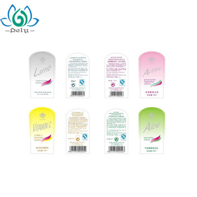 Waterproof Glossy Sticker Paper , Cosmetic Private Label For Cosmetics Makeup