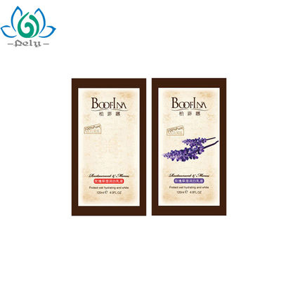 Waterproof Glossy Sticker Paper , Cosmetic Private Label For Cosmetics Makeup
