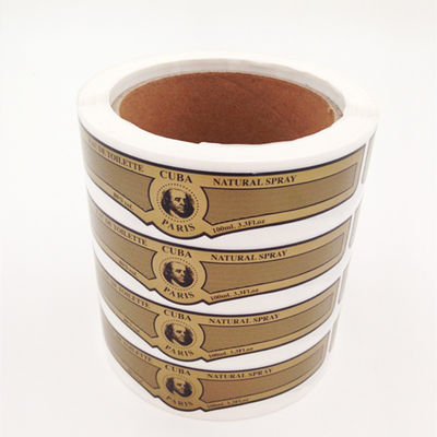 Custom 3D hologram Adhesive Vinyl Stickers For Gel Bottle
