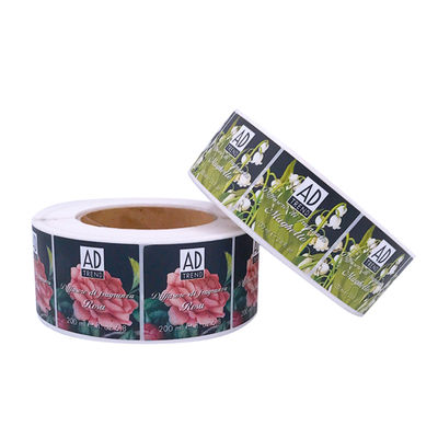 Oilproof SGS Waterproof Printable Sticker Paper For Perfume Bottle