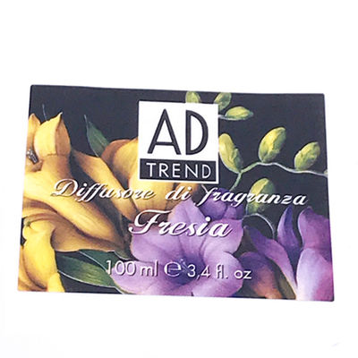 Oilproof SGS Waterproof Printable Sticker Paper For Perfume Bottle