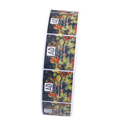 Oilproof SGS Waterproof Printable Sticker Paper For Perfume Bottle