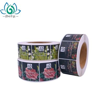 Waterproof Black Color Shampoo Bottle Adhesive Vinyl Stickers