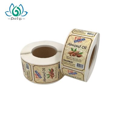 Waterproof Adhesive Food Container Labels UV Food Safe Stickers
